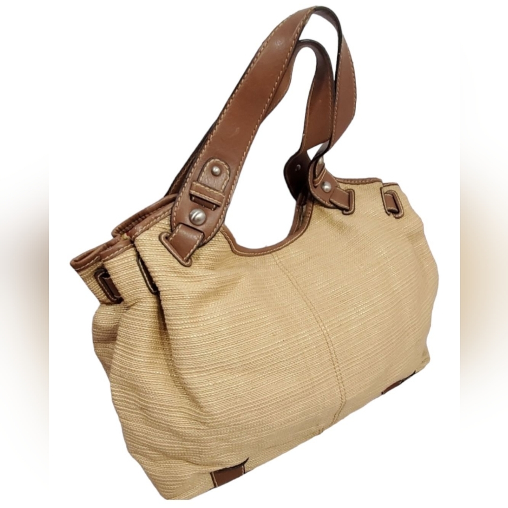 FOSSIL STRAW SATCHEL SUMMER BAG